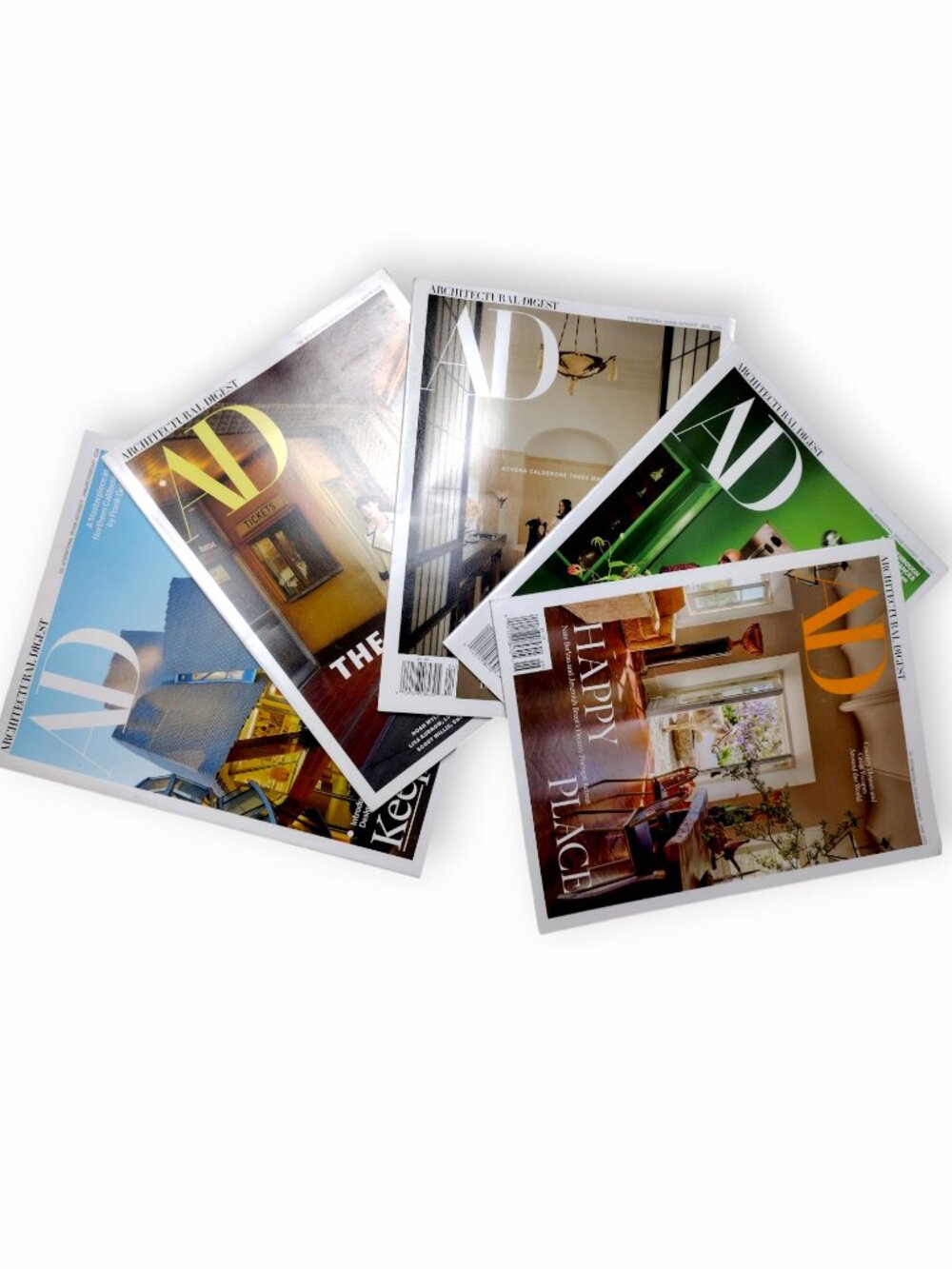 AD Architectural Digest Magazine 5 Issue Bundle 2026